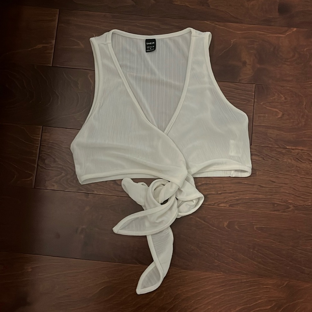 Shein white top